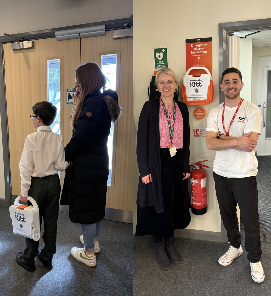 School teacher treats 8-year-old student’s shock life-threatening allergic reaction with Anaphylaxis Kitt