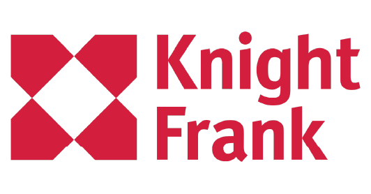The Knight Frank logo with a red geometric design and the company name in bold red letters.