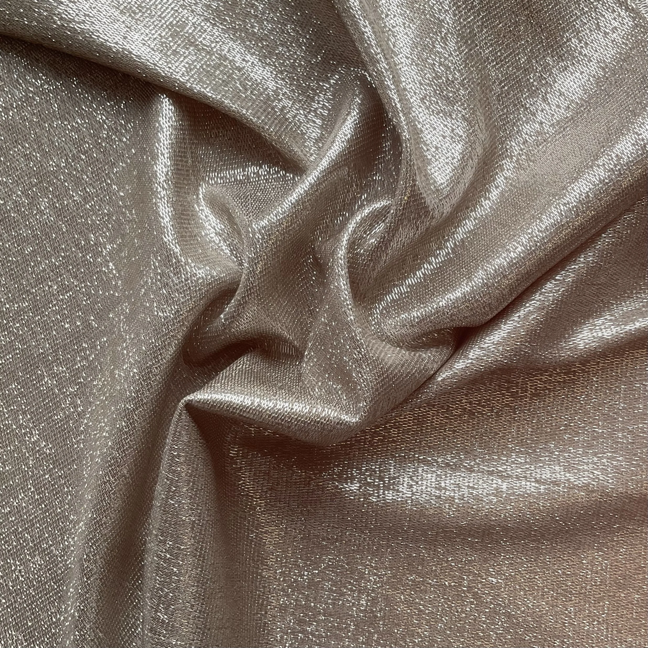 Metallic Pale Gold Lurex Lamé