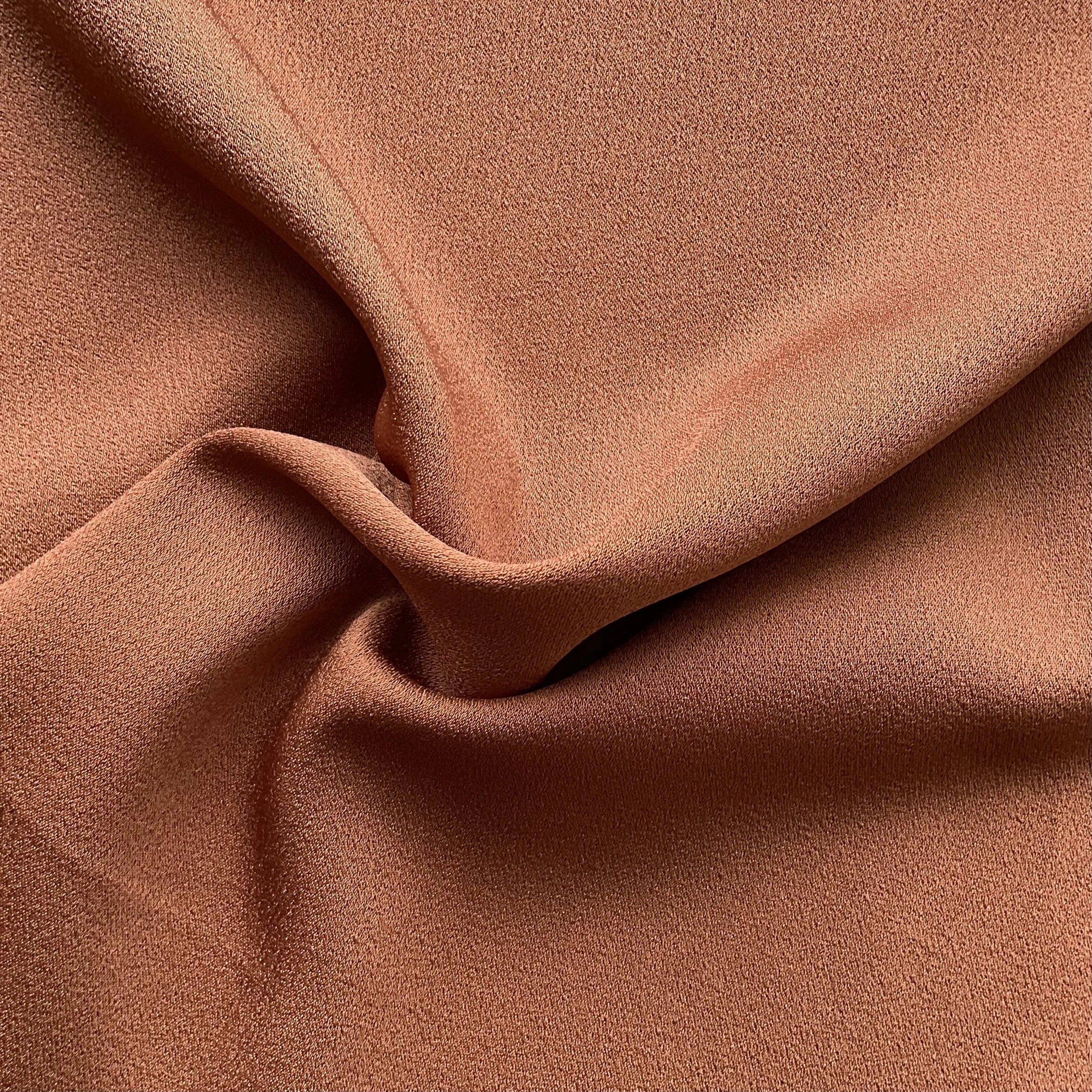End of Roll Nutmeg Viscose/ Acetate Crepe 6.5m