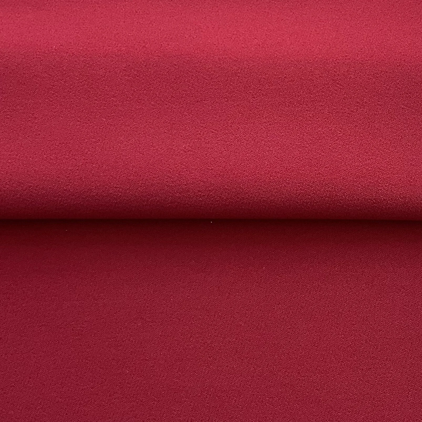 Claret Red Viscose Blend Crepe