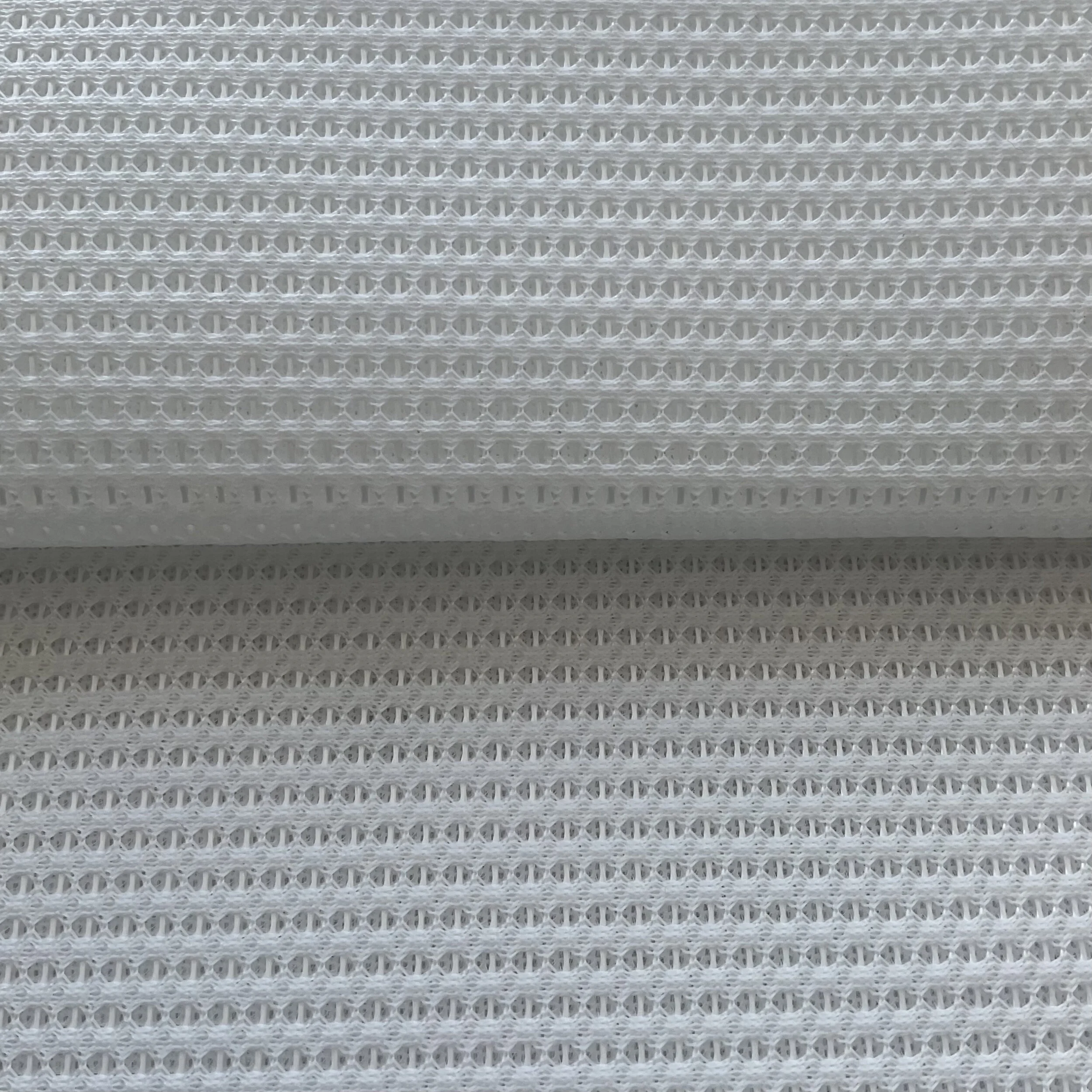 White 3D Airtex Spacer Mesh Technical Fabric