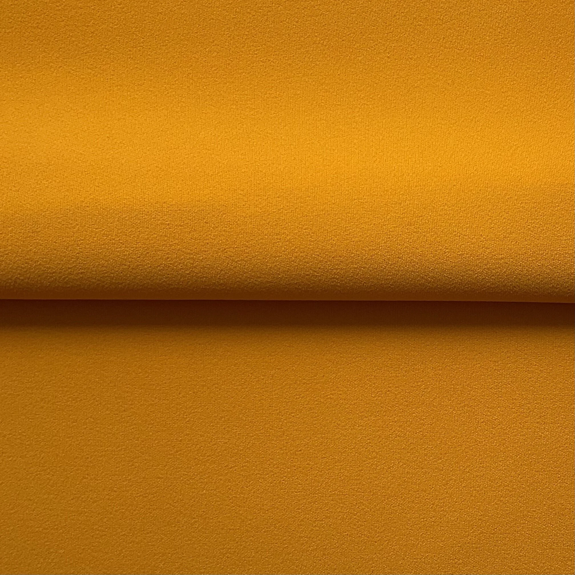 Marigold Yellow Viscose/Acetate Blend Crepe