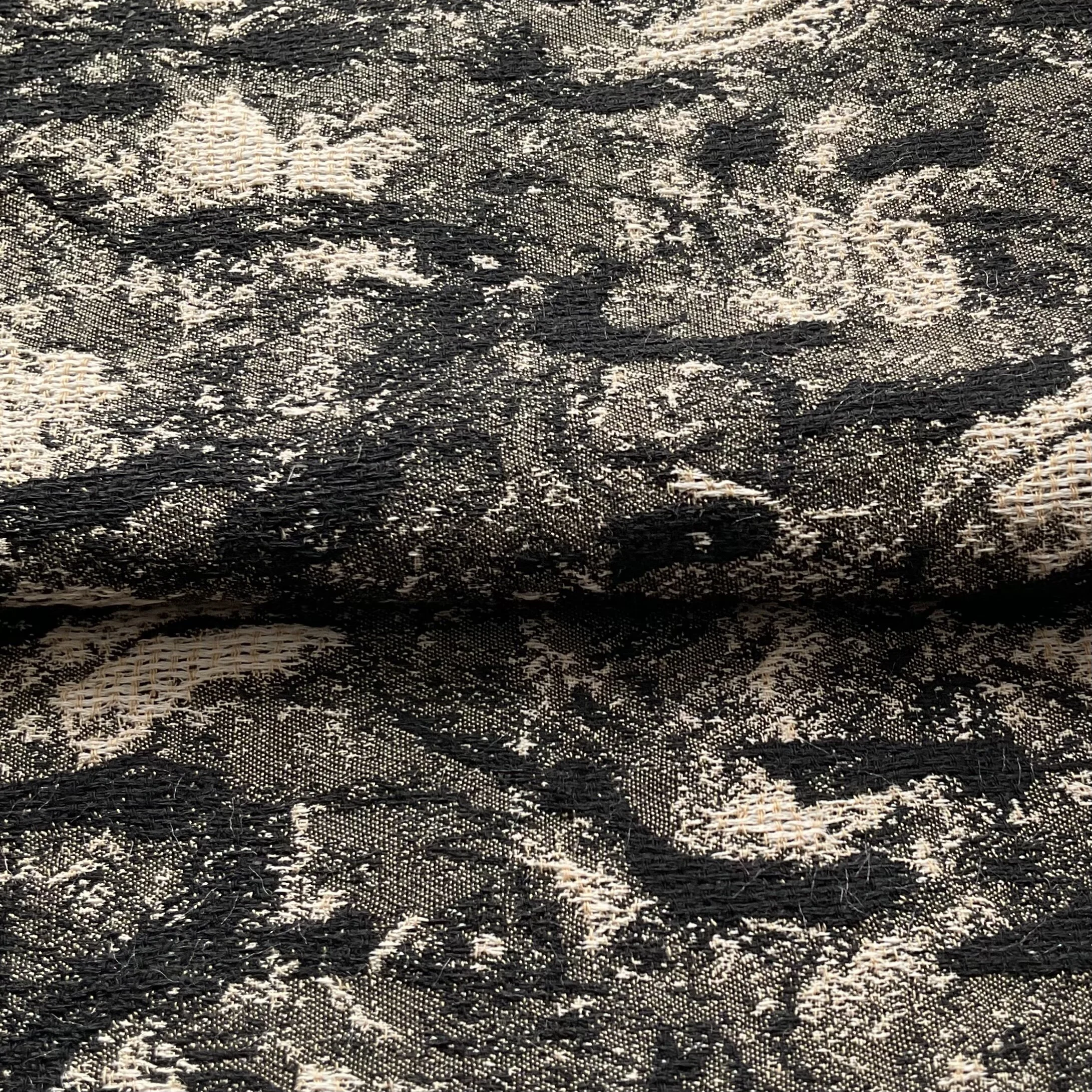 Cream/Black Multi Pattern Jacquard