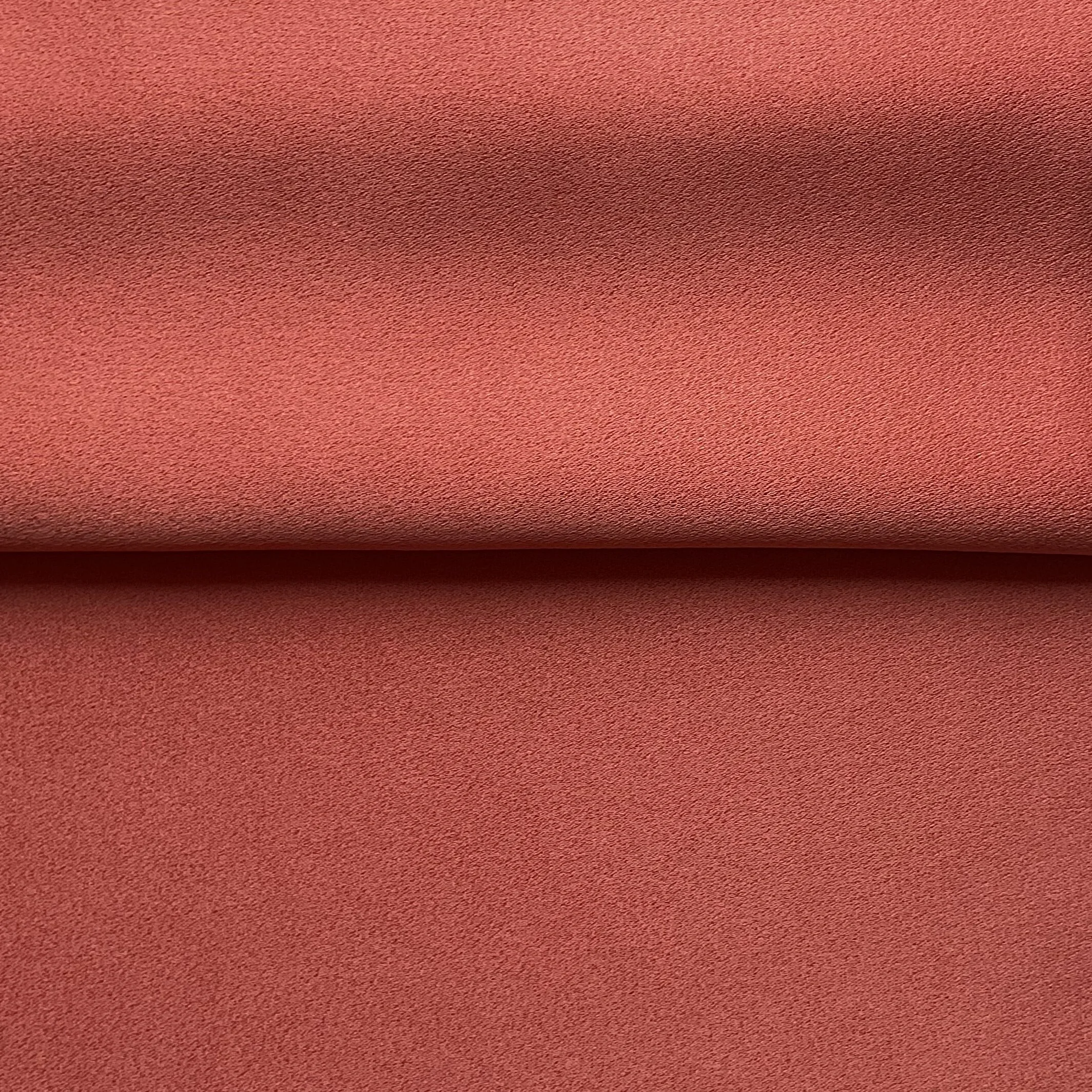 Peach Viscose Crepe Backed Satin