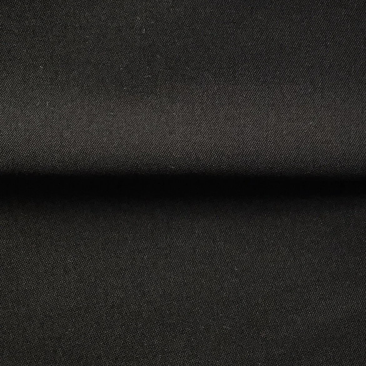 Black Wool Suiting with stretch