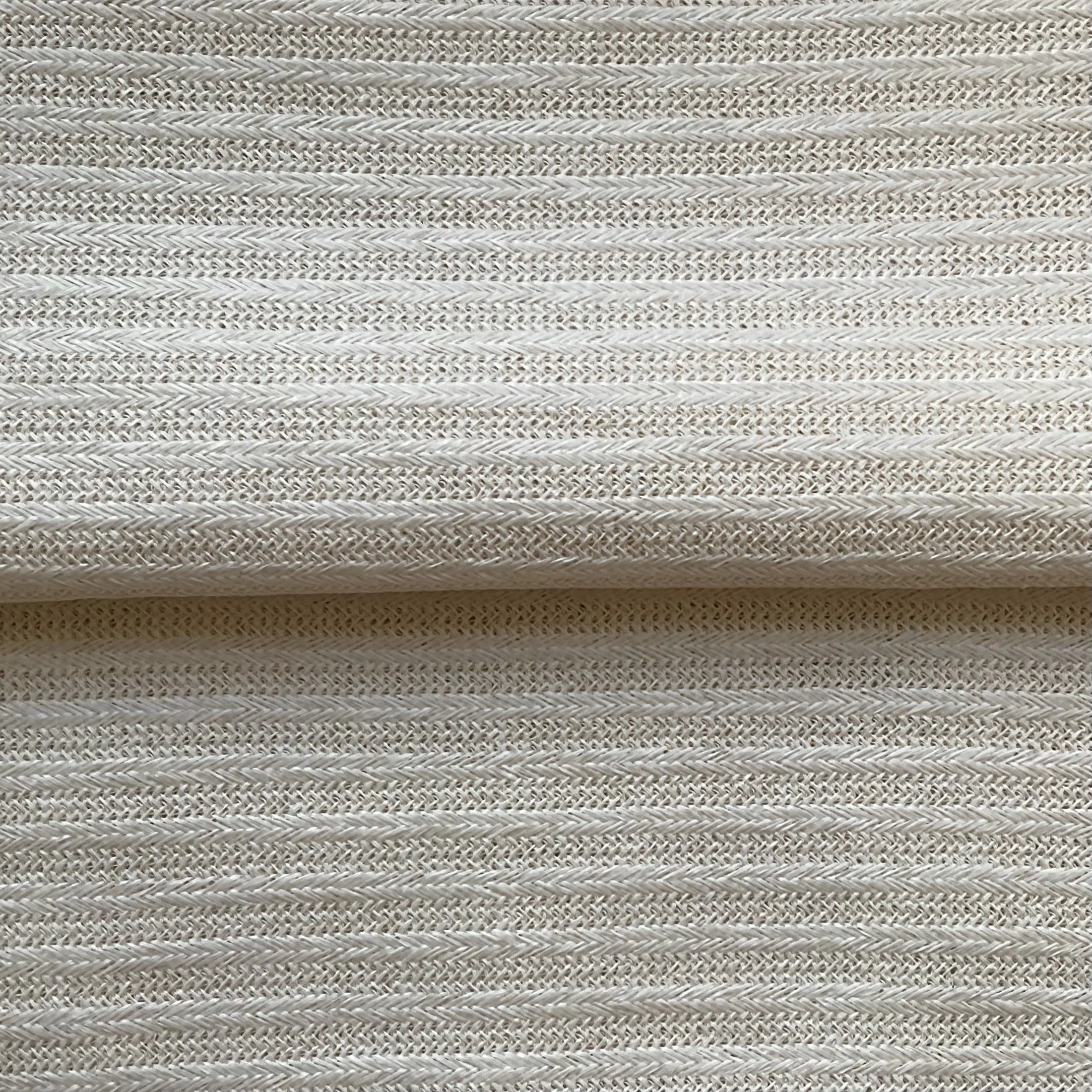 Off White Textured Technical Raffia/Cotton Weave
