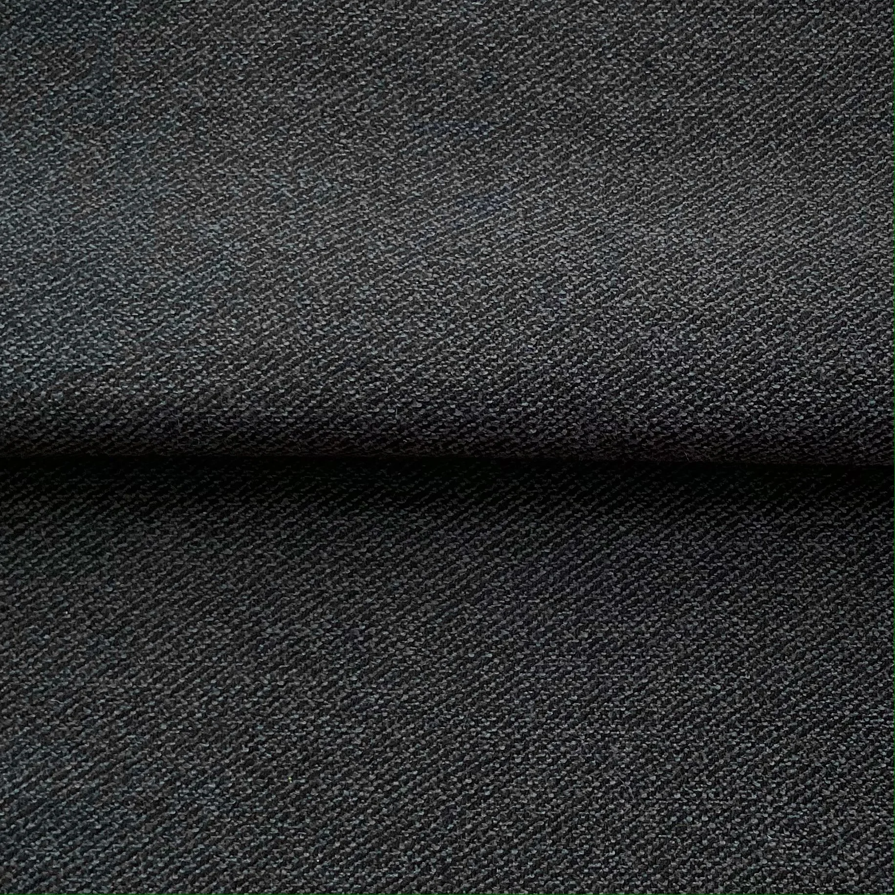 Charcoal/Black Twill Wool
