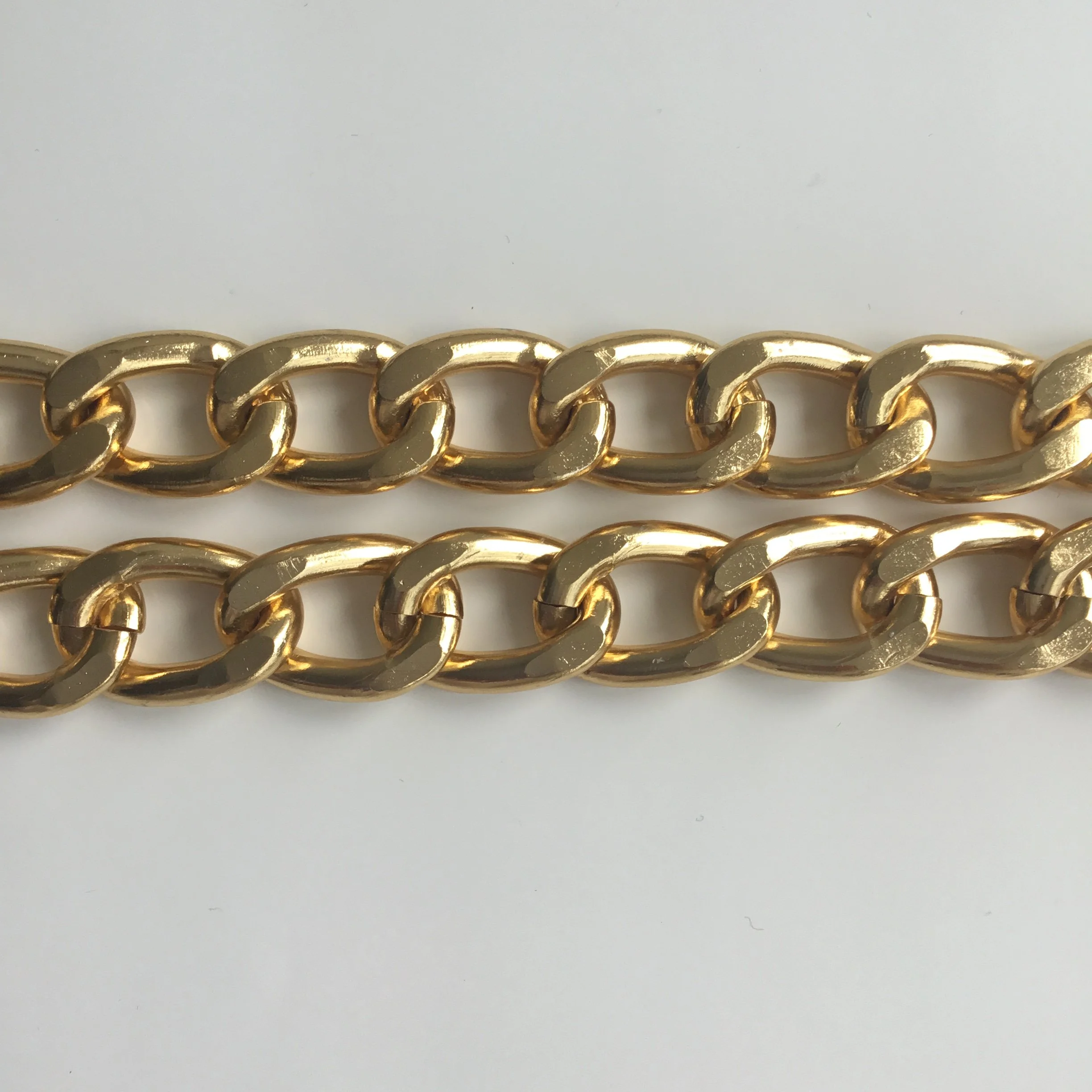 Large Open Link Gold Coloured Chunky Chain