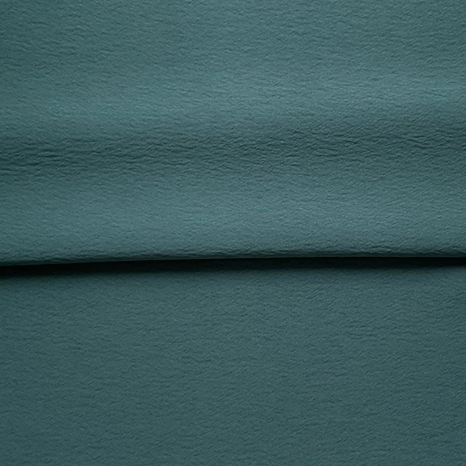 Teal Textured Polyester Crepe