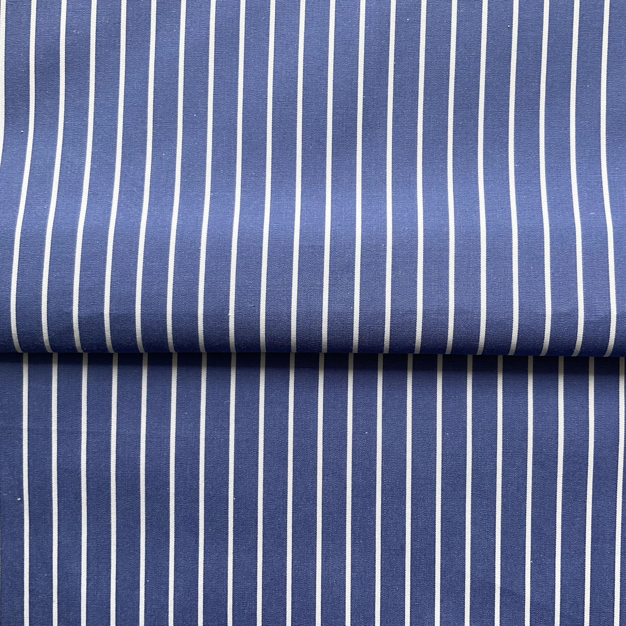Blue/White Pinstripe Cotton
