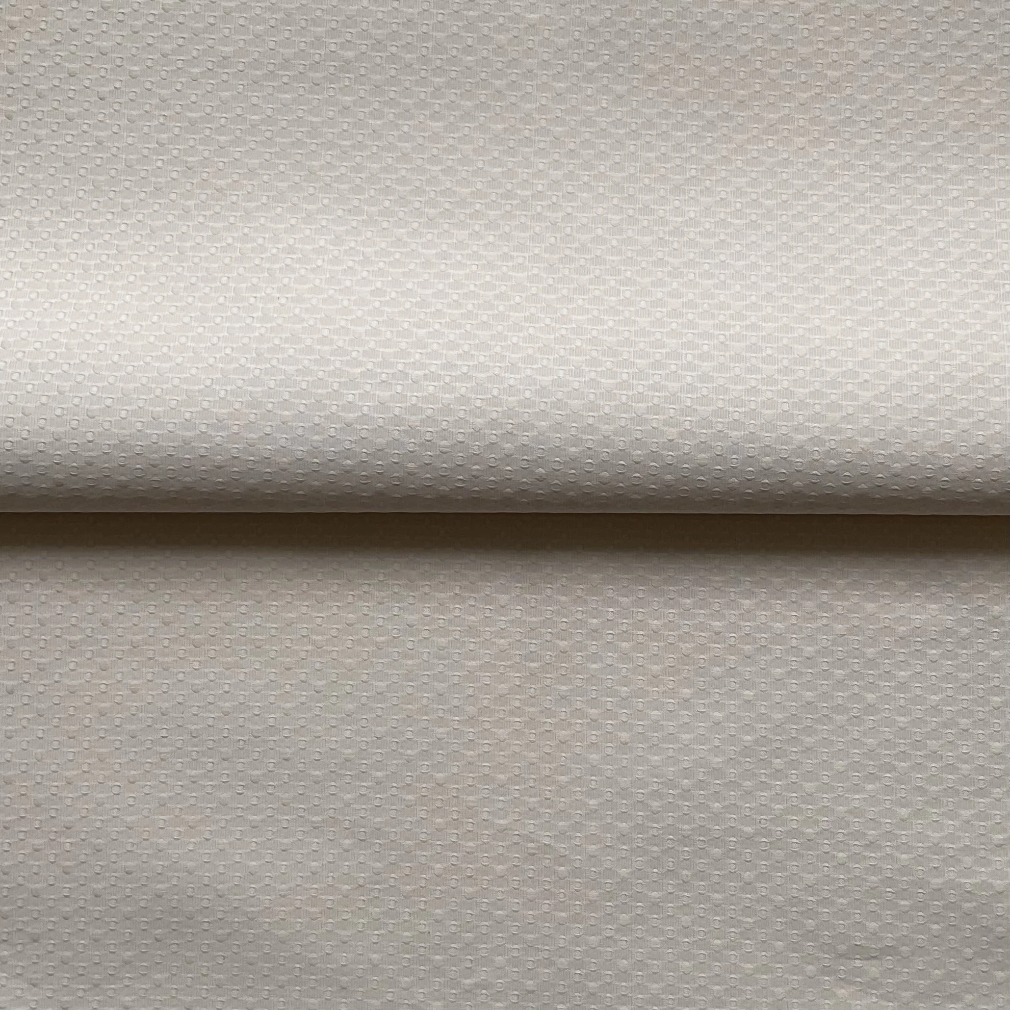 Cream Fine Cotton Jacquard