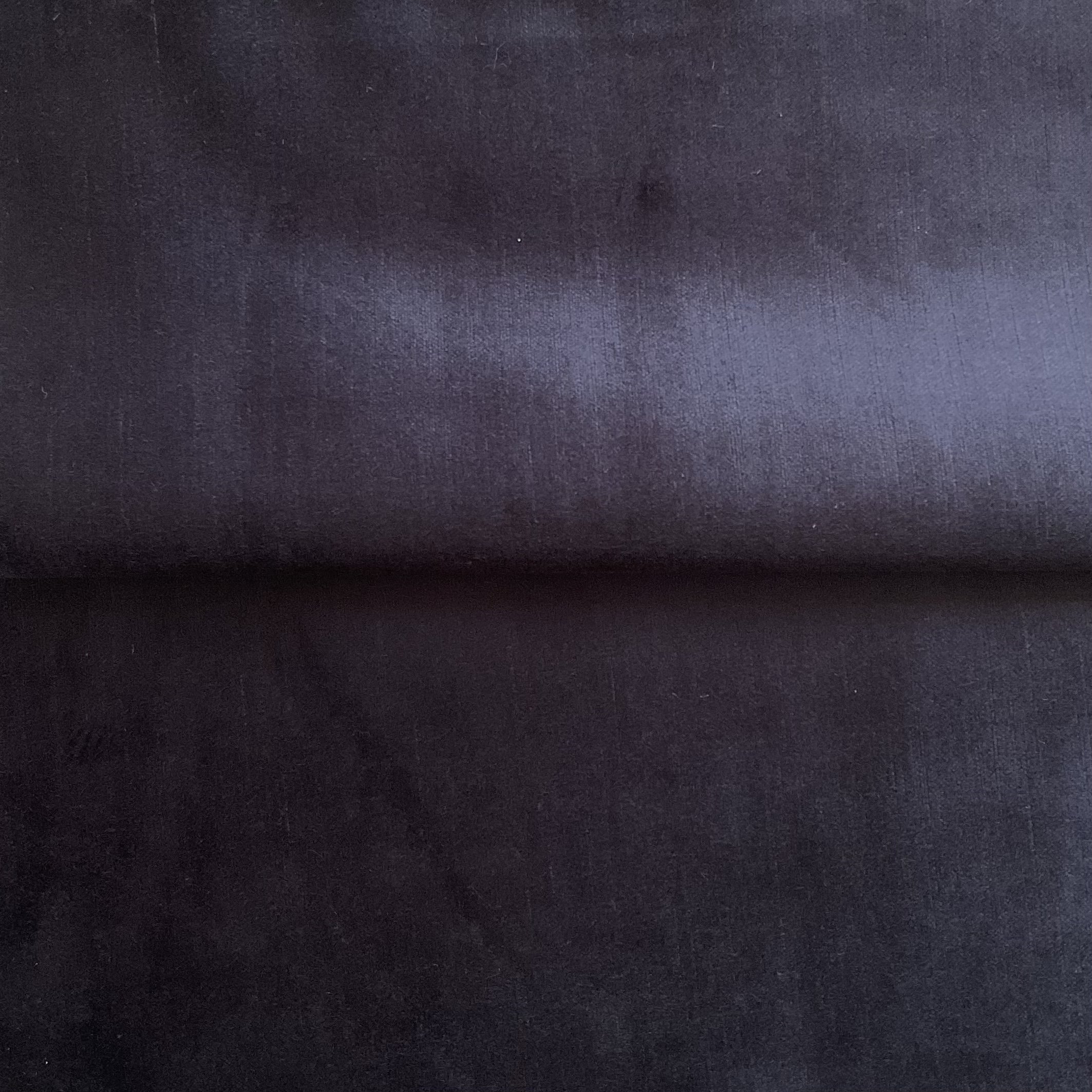 Navy Cotton Linen Velvet