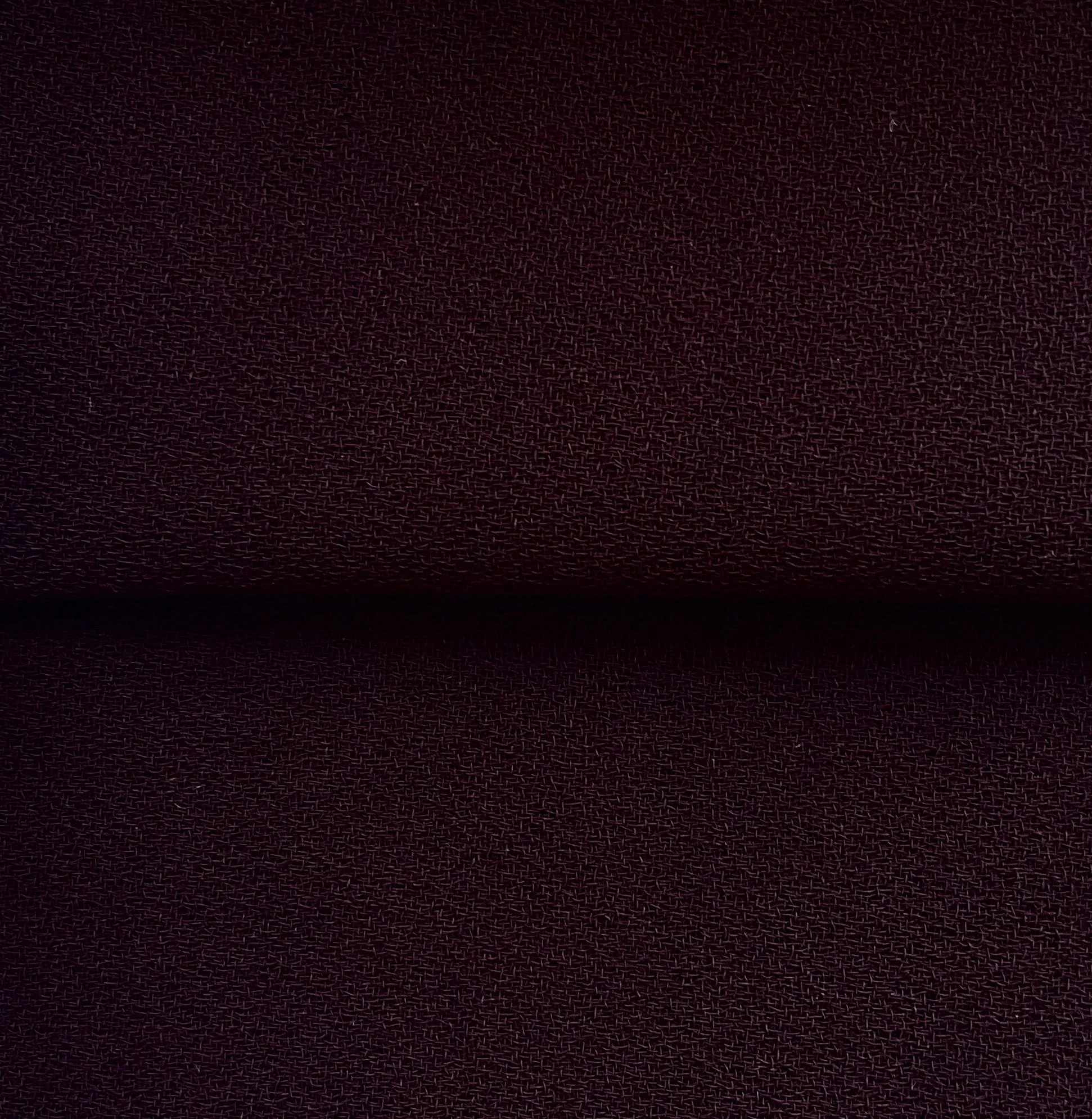 Oxblood Textured Double Faced Wool Crepe