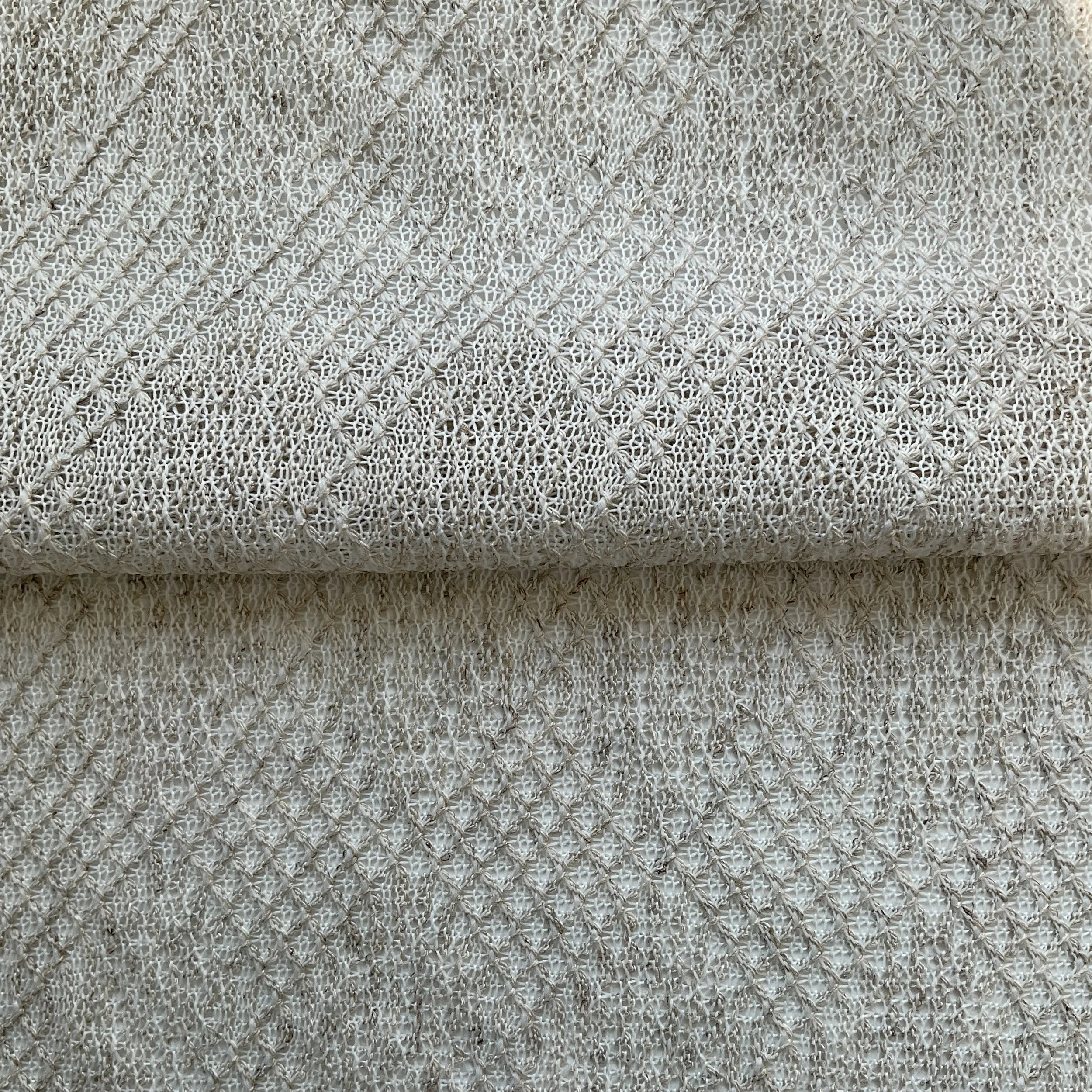 Diamond Beige Cotton Woven Jersey £15/m
