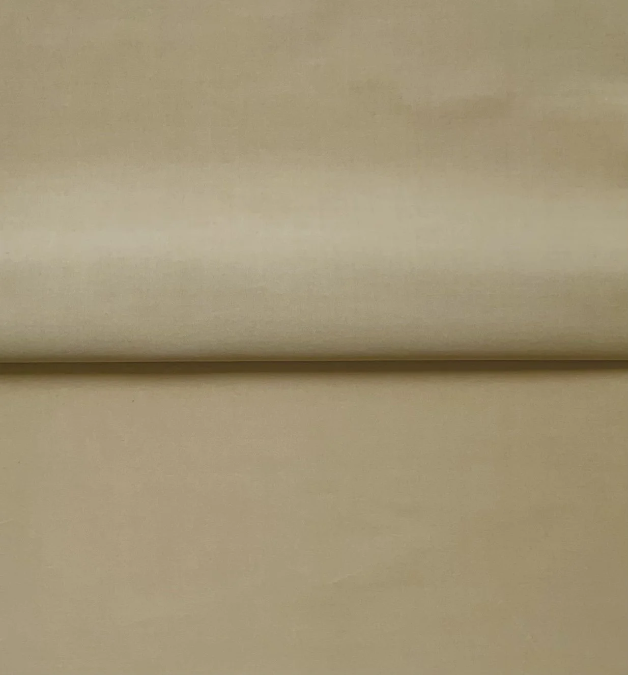 End of Roll Beige Cotton Poplin