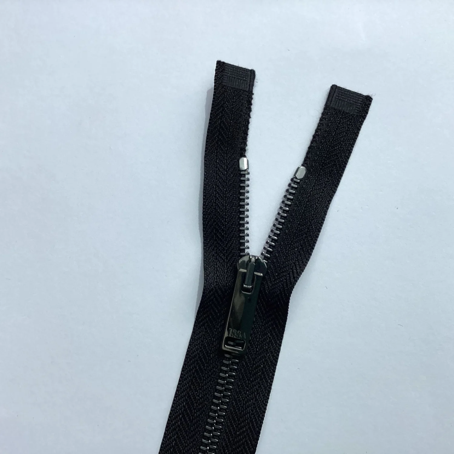 Black Metal, Open End Zip. 12”/31cm — Misan Store