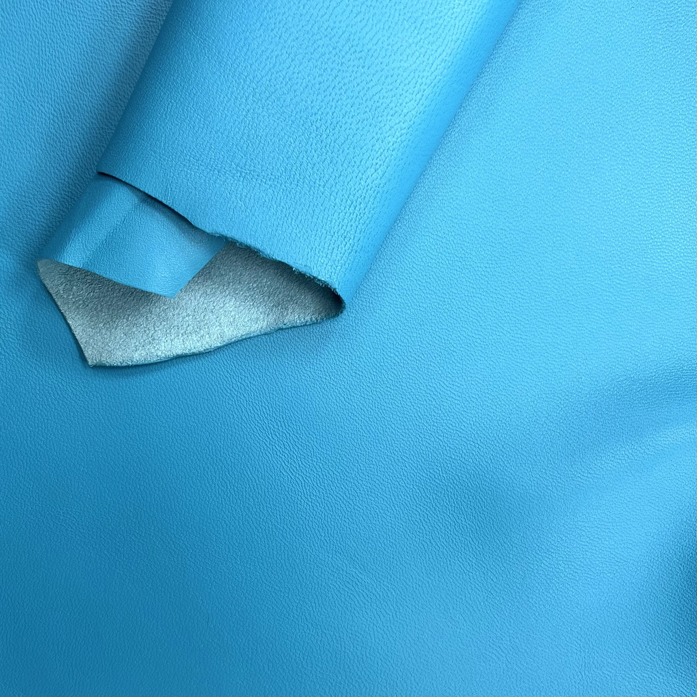 Mediterranean Blue Hairsheep Italian Leather Nappa