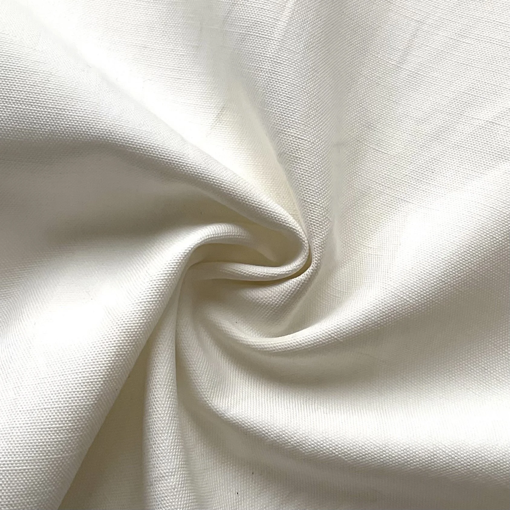 Off White Heavy Slubbed Linen