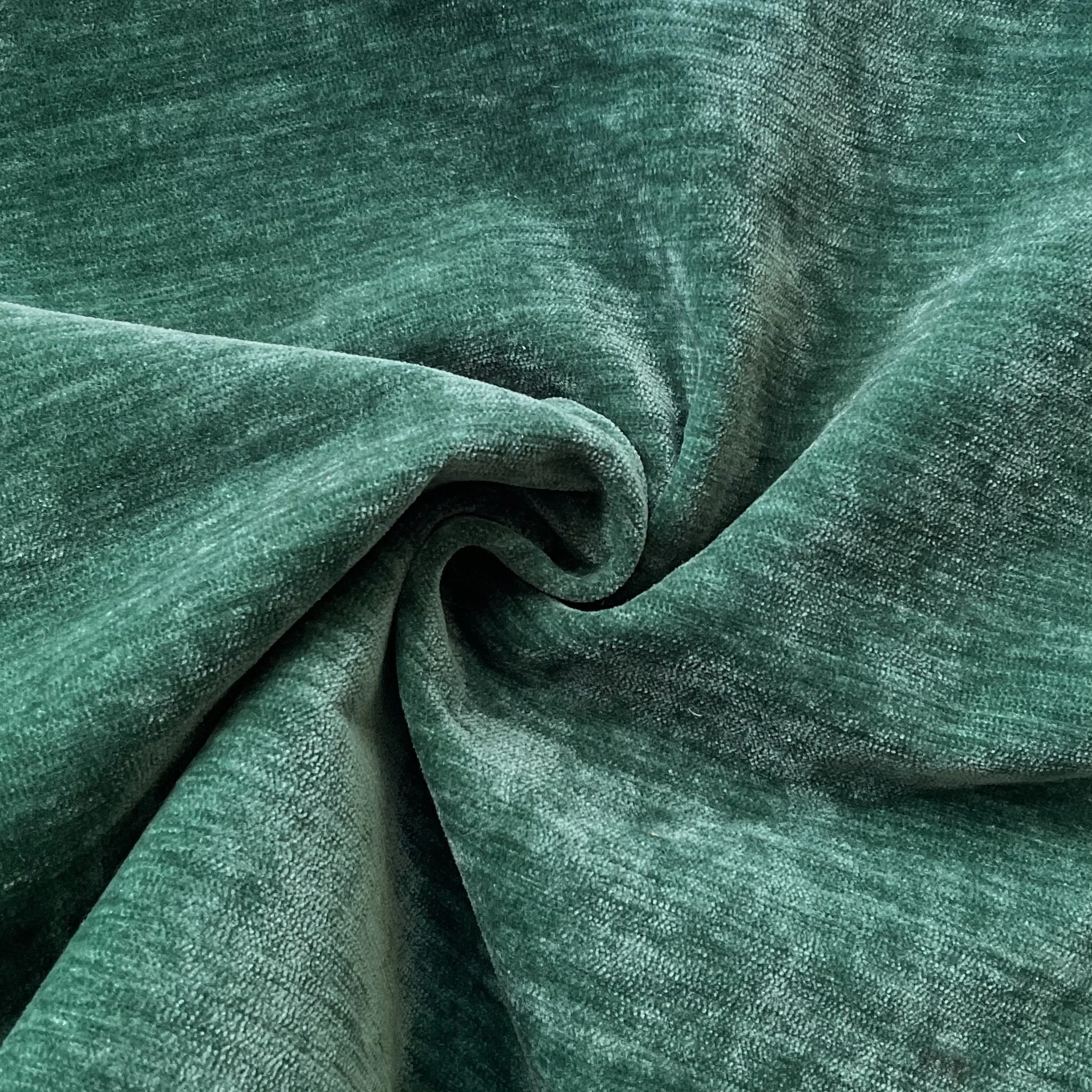 Sea Green Mottled Furnishing Velvet
