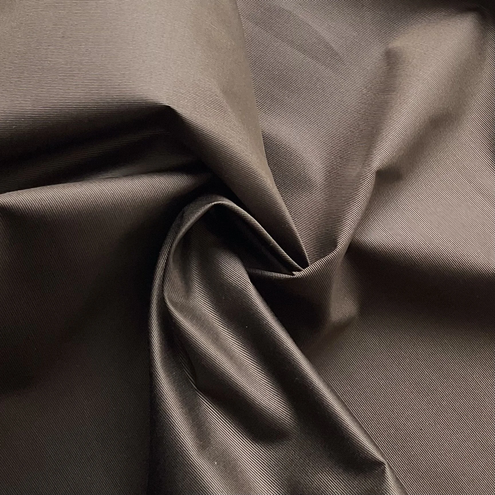 Brown Crisp Silk Technical