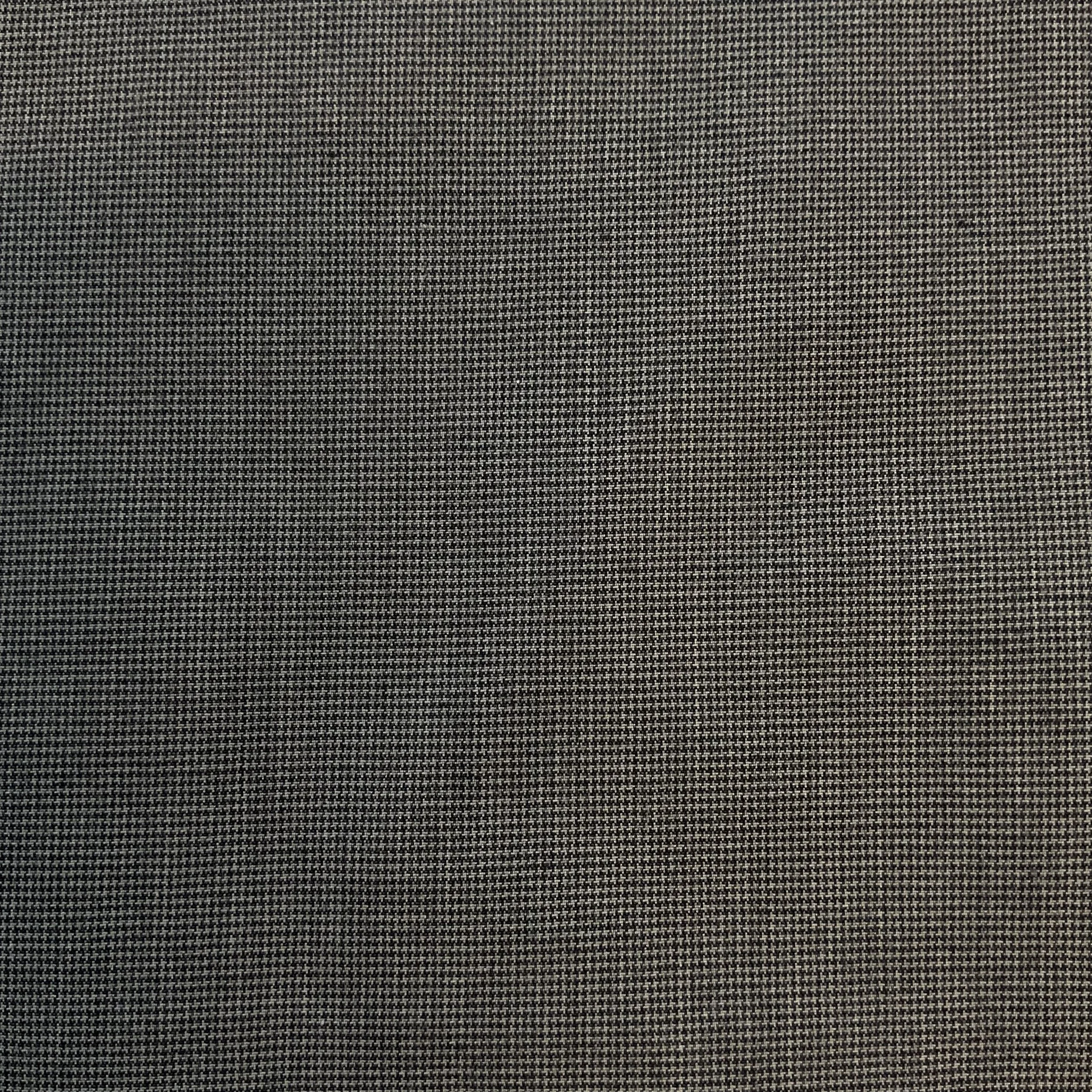 Navy/Greige Multi  Micro Puppytooth Woven Cotton