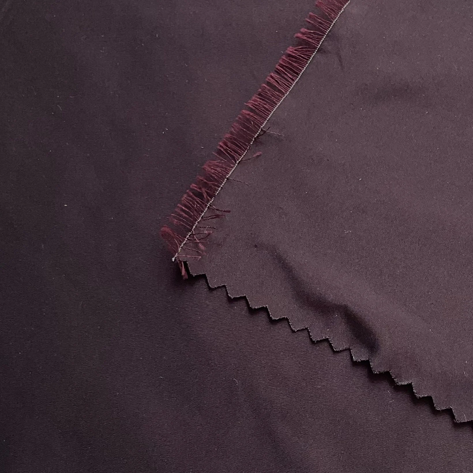 Dark Aubergine Poly Taffeta Technical