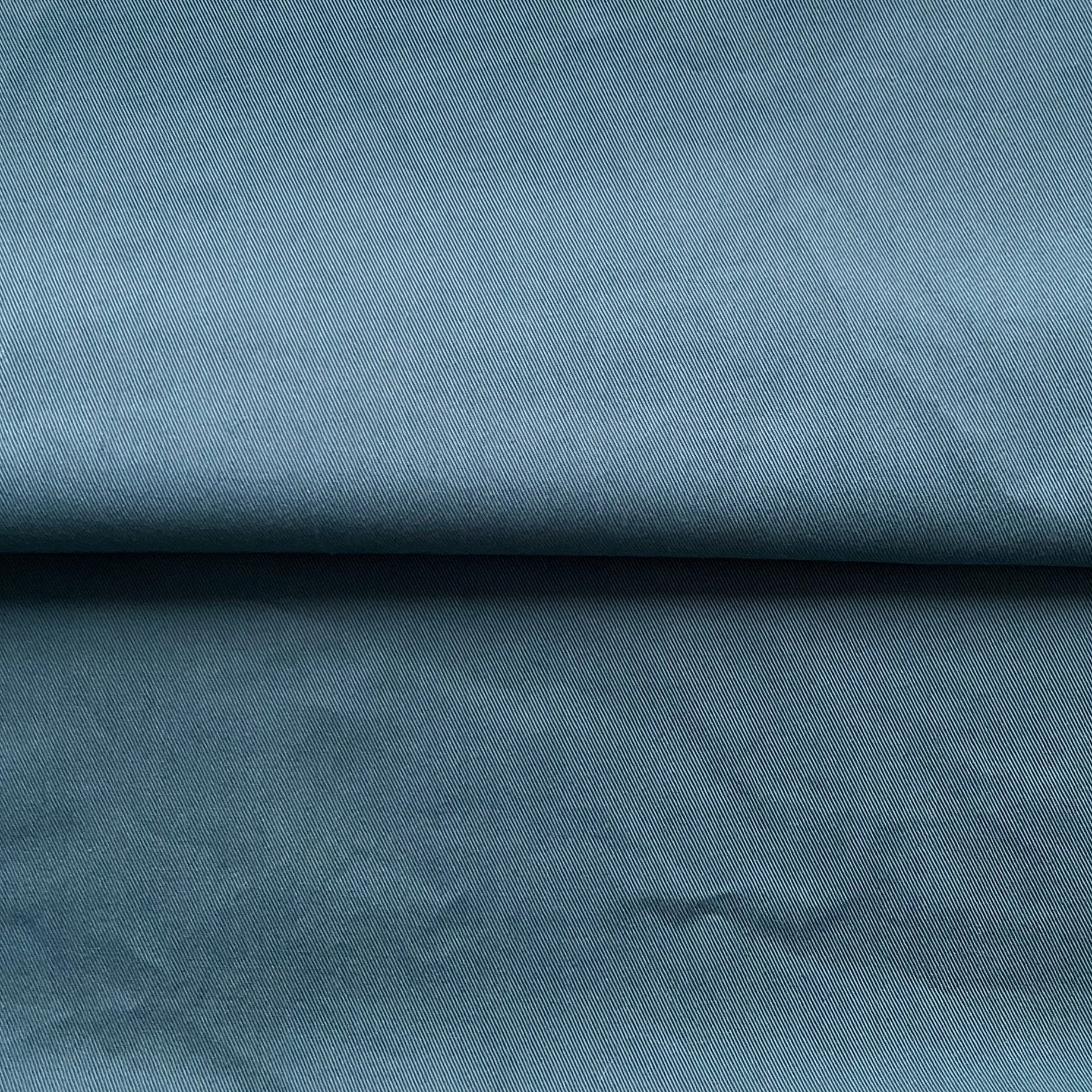 Deep Blue Cotton Twill