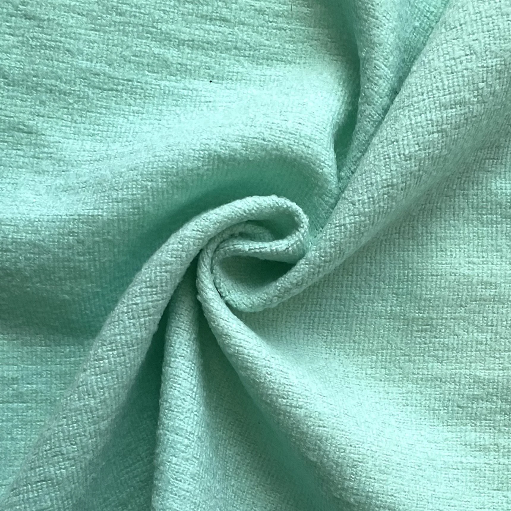 Pale Teal Double-faced Brushed Wool