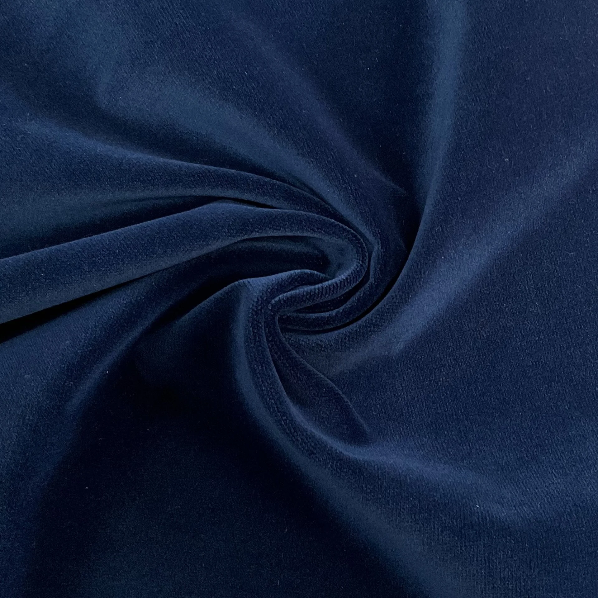 Deep Marine Blue Furnishing Velvet