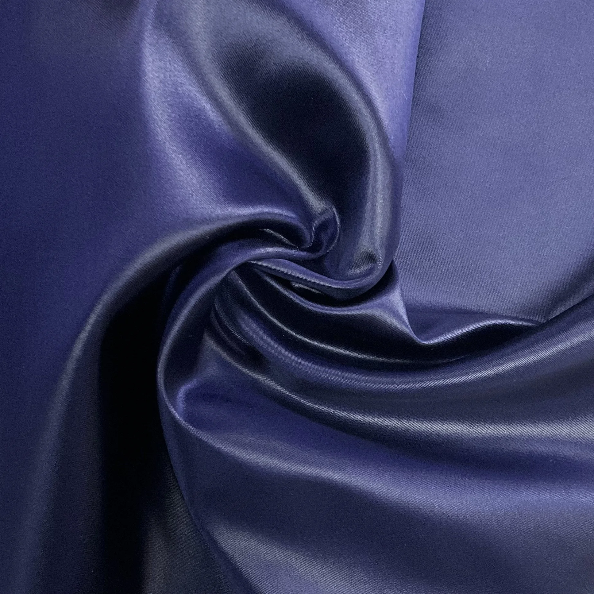 Deep Purple Poly Stretch Satin