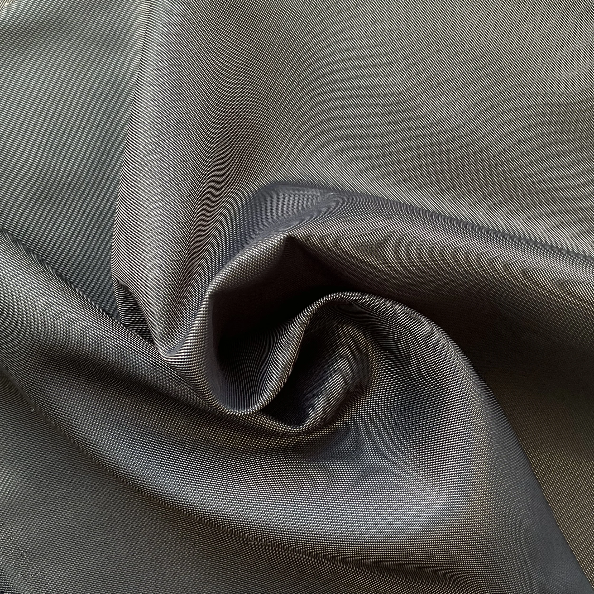 Charcoal/Taupe Two-tone Twill Lining £10/m
