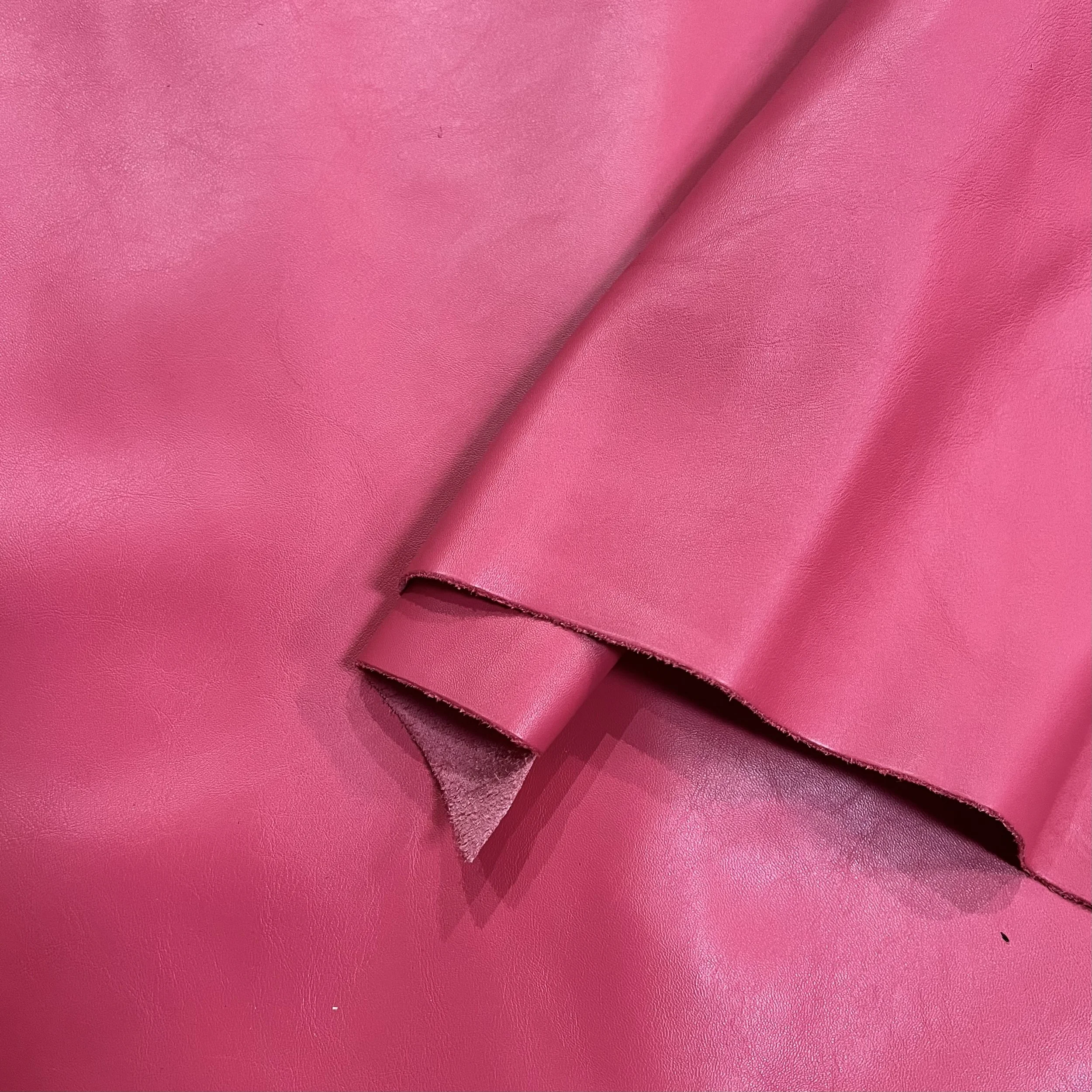 Mid Pink Italian Leather Hide