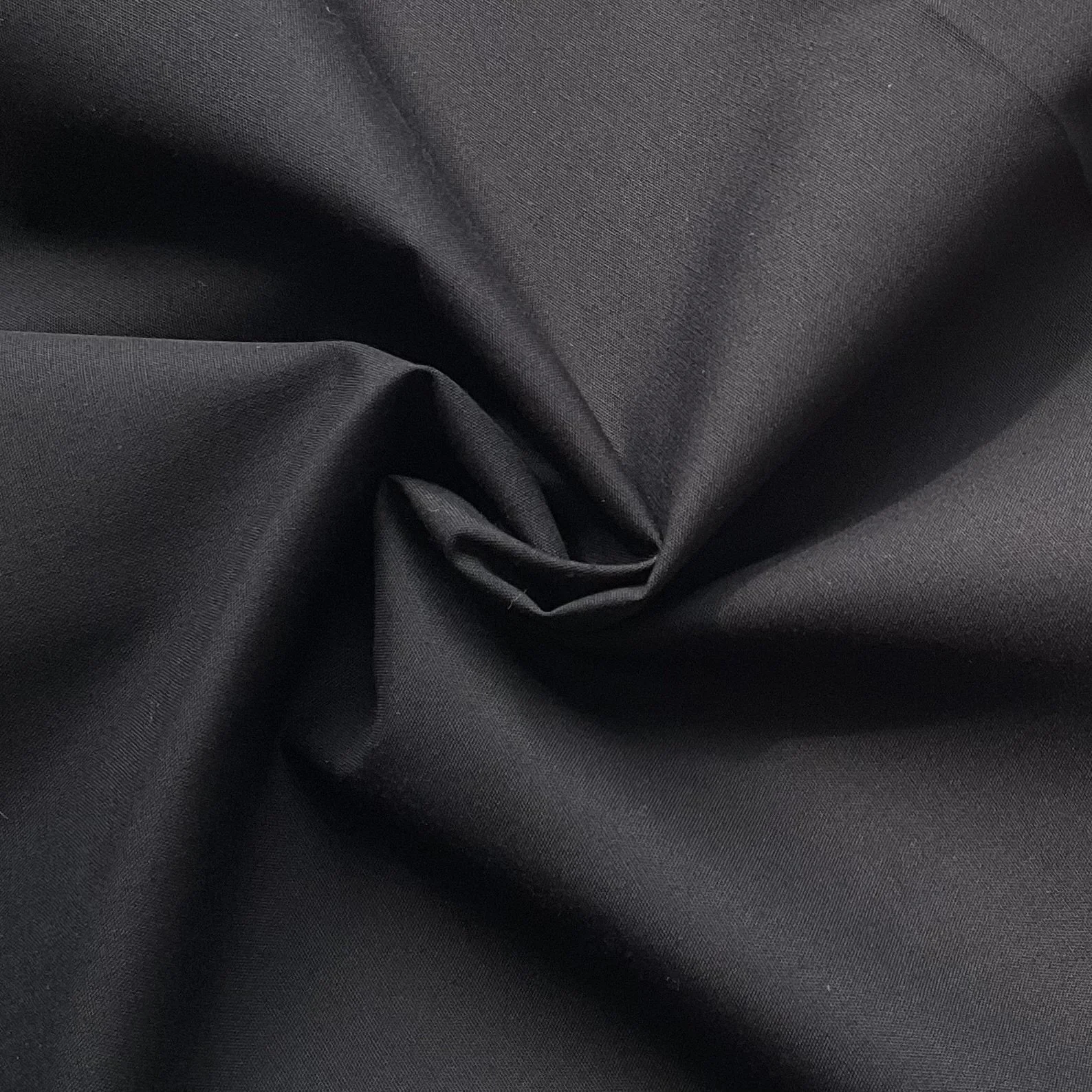 Black Polycotton Shirting £10/m