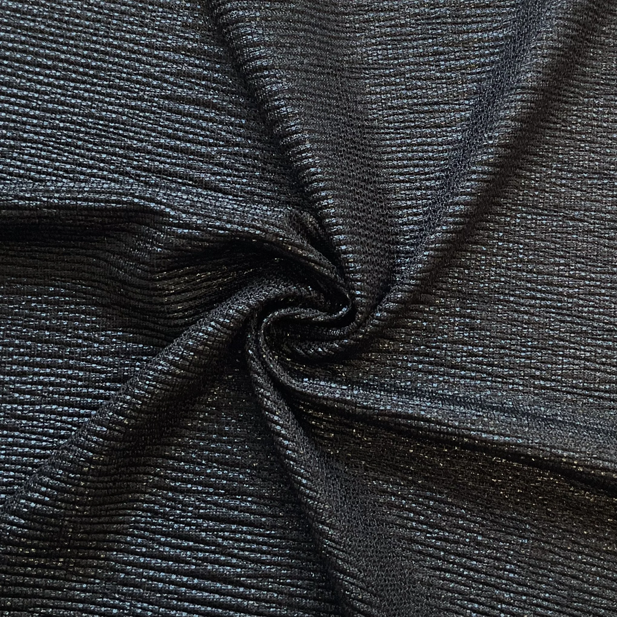 Black Metallic Shimmer Jersey