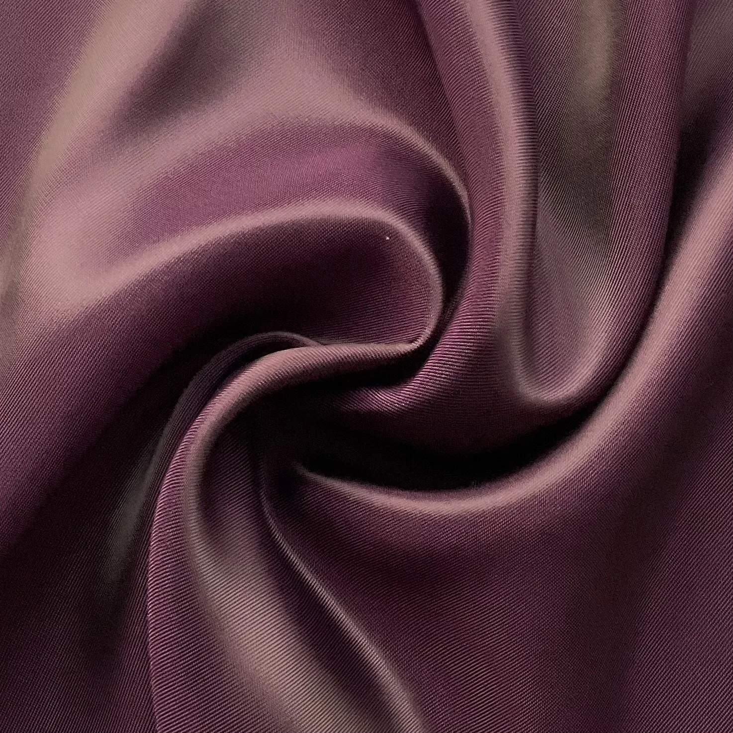 Deep Plum Subtle Twill Viscose Lining