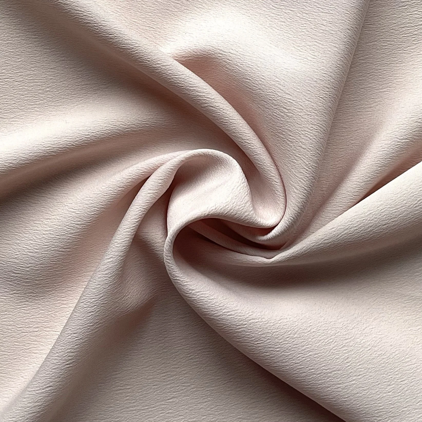 Peach Nude Poly Crepe de Chine £15/m