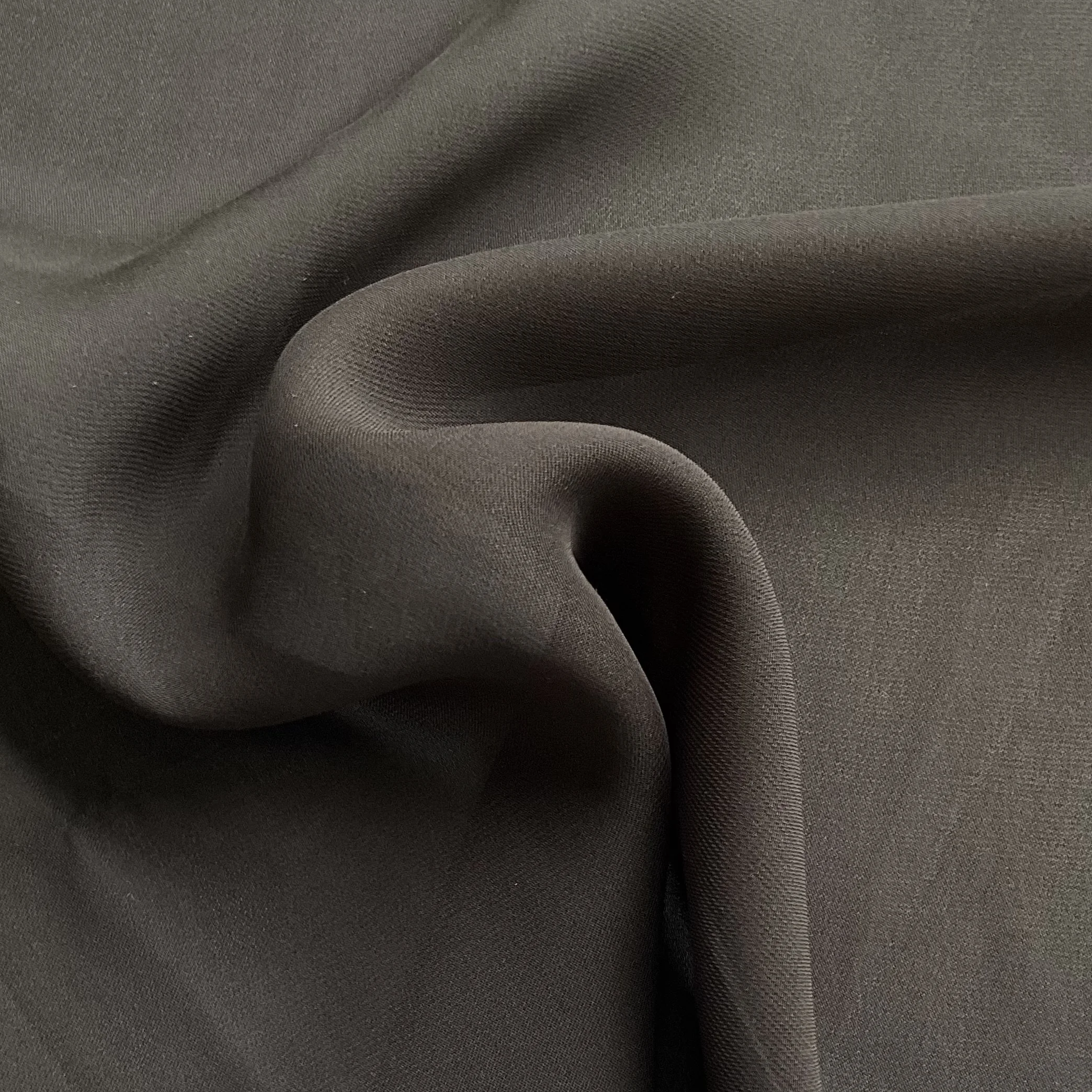 Chocolate Brown Silk Chiffon