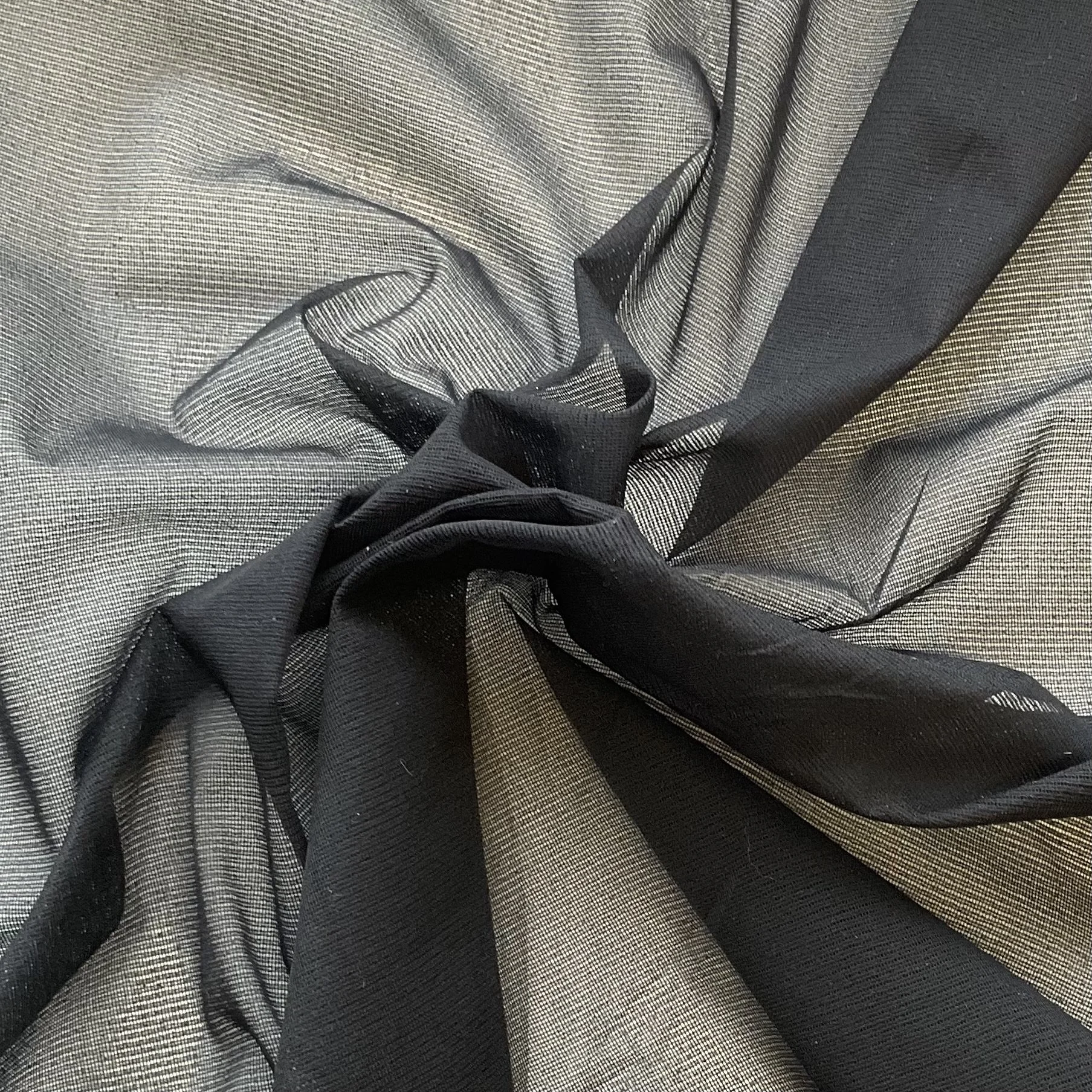 Black Lightweight Woven Sheer Fusible Interfacing