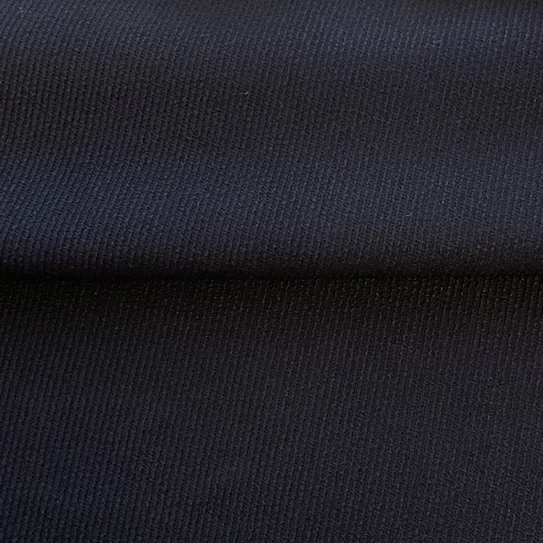 Navy Textured Large Twill Drapey Crepe