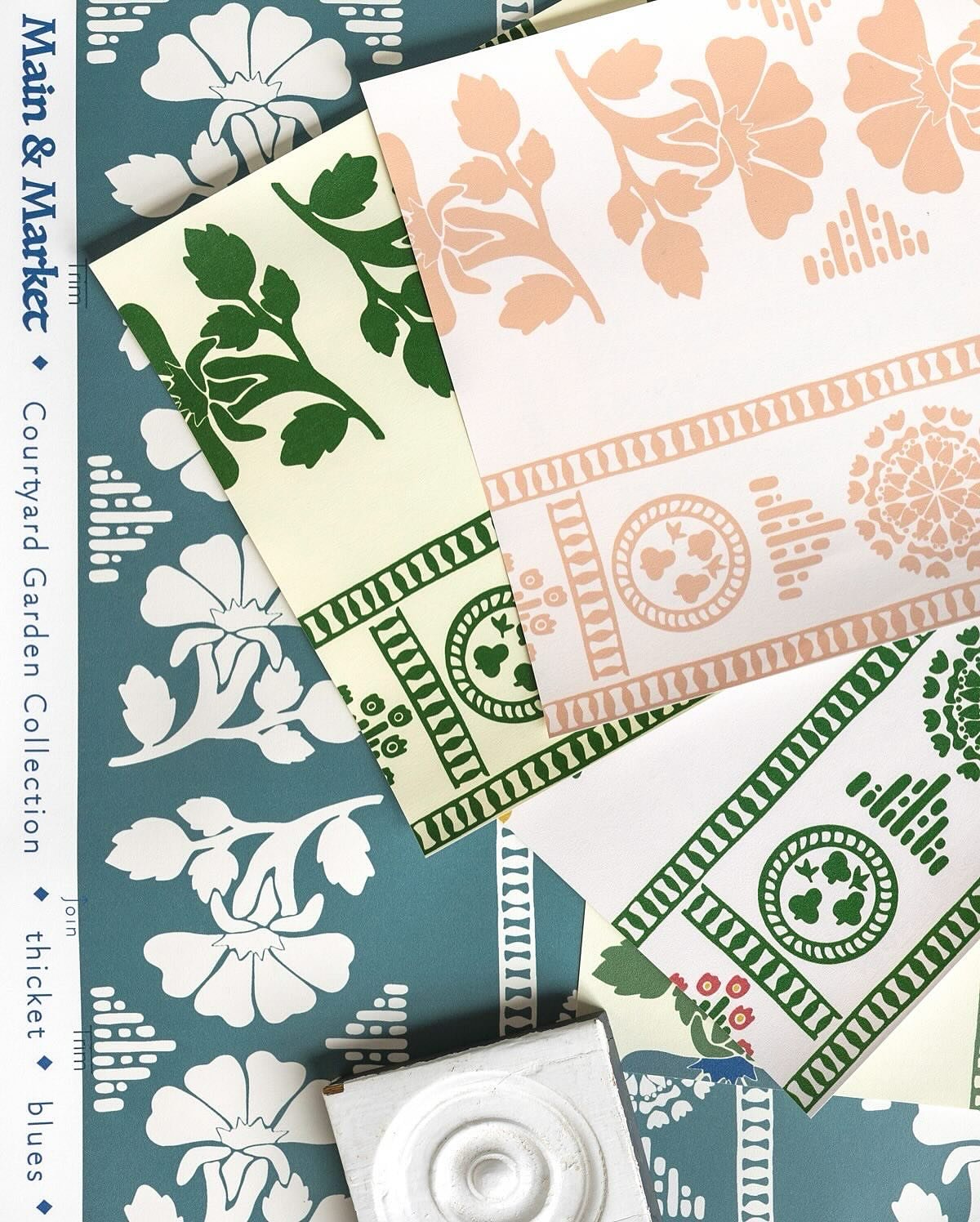 Thicket &bull; in blossom, blues, blush, bounty &amp; bud - had to do the alliteration &lsquo;cause their so rhythmic &bull; 

get some memo samples and start adding more pattern to your projects (link in bio) 💙