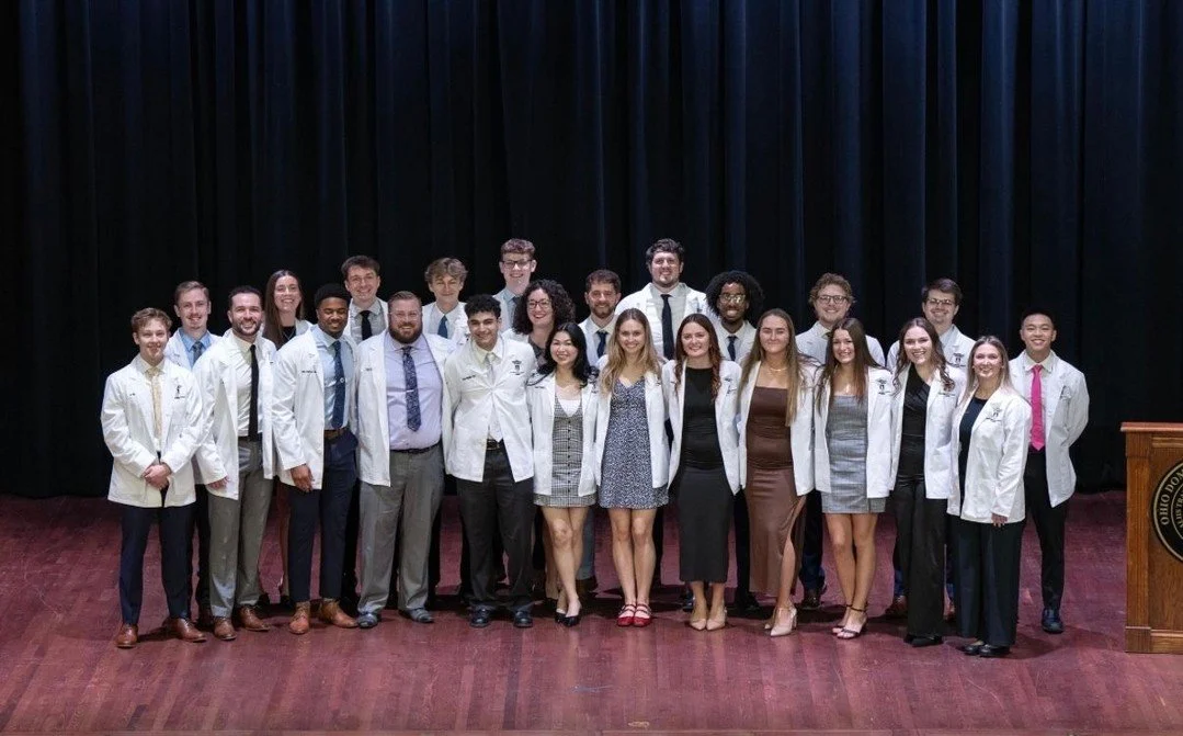 #MotW @ohiodominican's Anesthesiologist Assistant Studies Program prepares students for hands-on careers in healthcare. Recently, 25 students in Cohort 4 marked their transition into clinical education at the program&rsquo;s White Coat Ceremony. 🔗 h