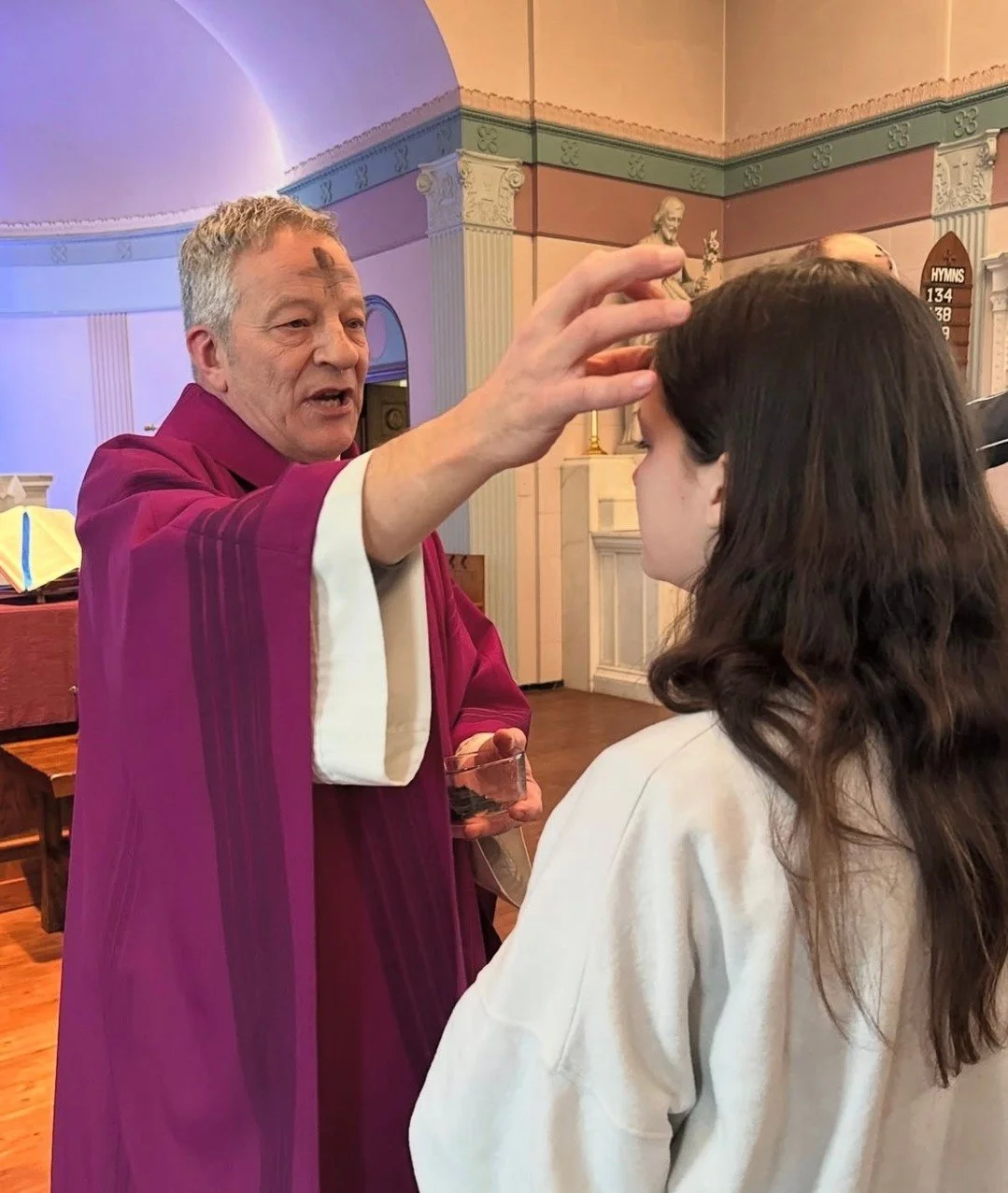 #MotW At @ohiodominican University, the Lenten season is a time for reflection, community, and spiritual growth. From Ash Wednesday services to Lenten luncheons and Palm Sunday Mass with the Most Reverend Earl K. Fernandes, Bishop of the Diocese of C