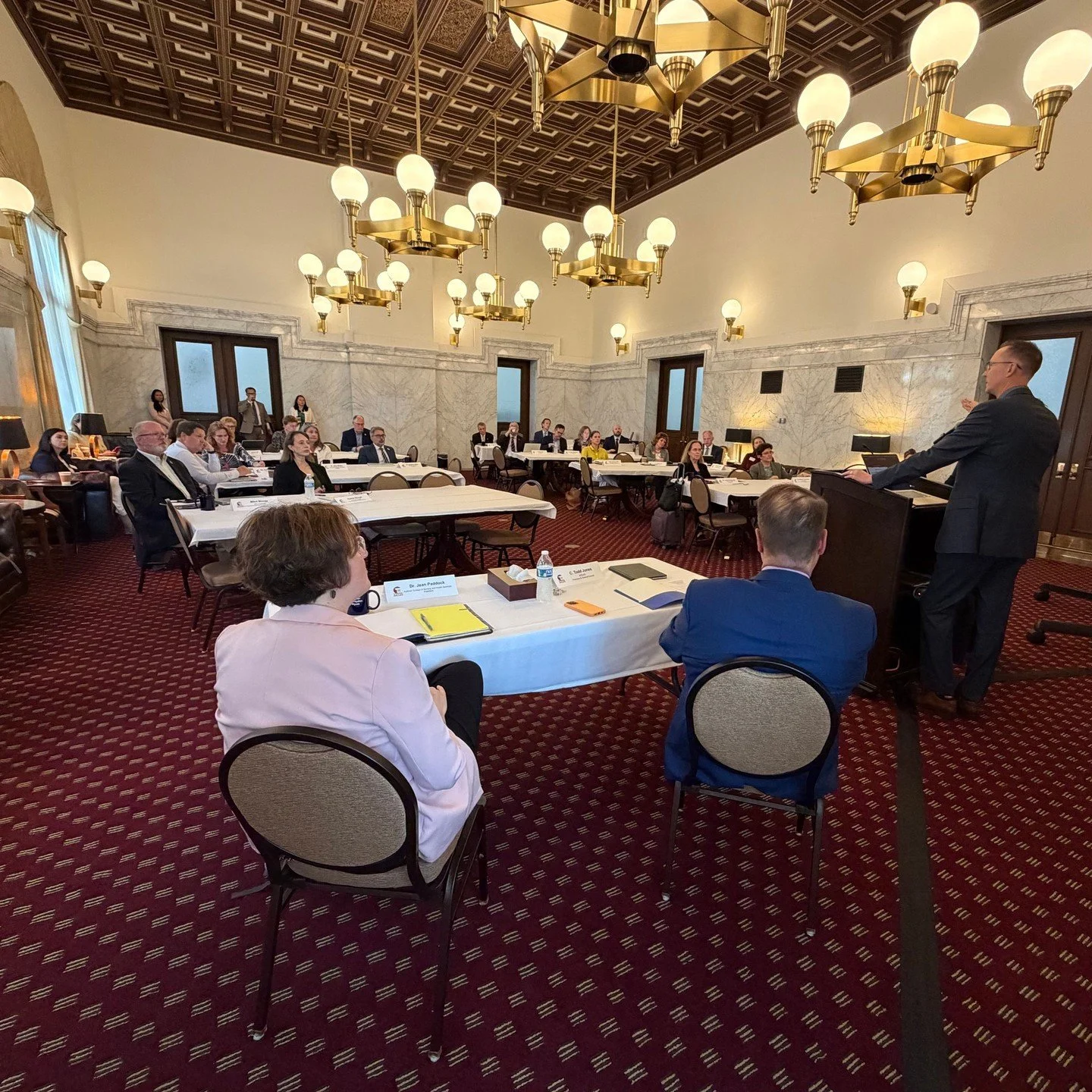 Yesterday was AICUO's Spring Board Meeting! Thank you to the member presidents, staff, the Ohio Department of Higher Education, @ohiodps, and our event sponsor, Boldyn Networks, for the great discussions and updates on independent higher education in