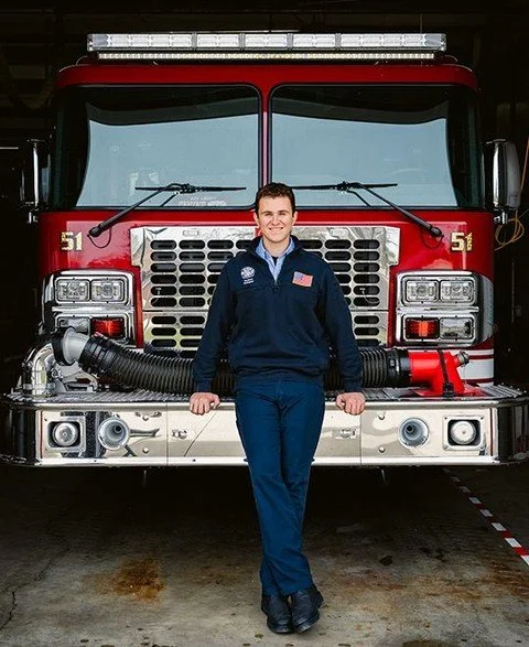 DYK: @ohionorthern student, Michael Ticchione, serves as a volunteer firefighter while studying construction management. He is one of 25 dedicated community members who respond to 9-1-1 calls, from field fires to motor vehicle accidents, at a moment'