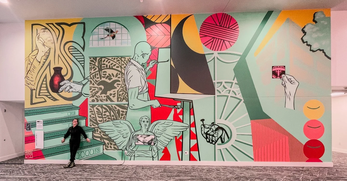 #MotW @artacademyofcincinnati alum Jenny Ustick &rsquo;00 has built a career spanning studio practice, public art, murals, and education. Her work can be found throughout Cincinnati and across the U.S. and internationally &mdash; a powerful example o