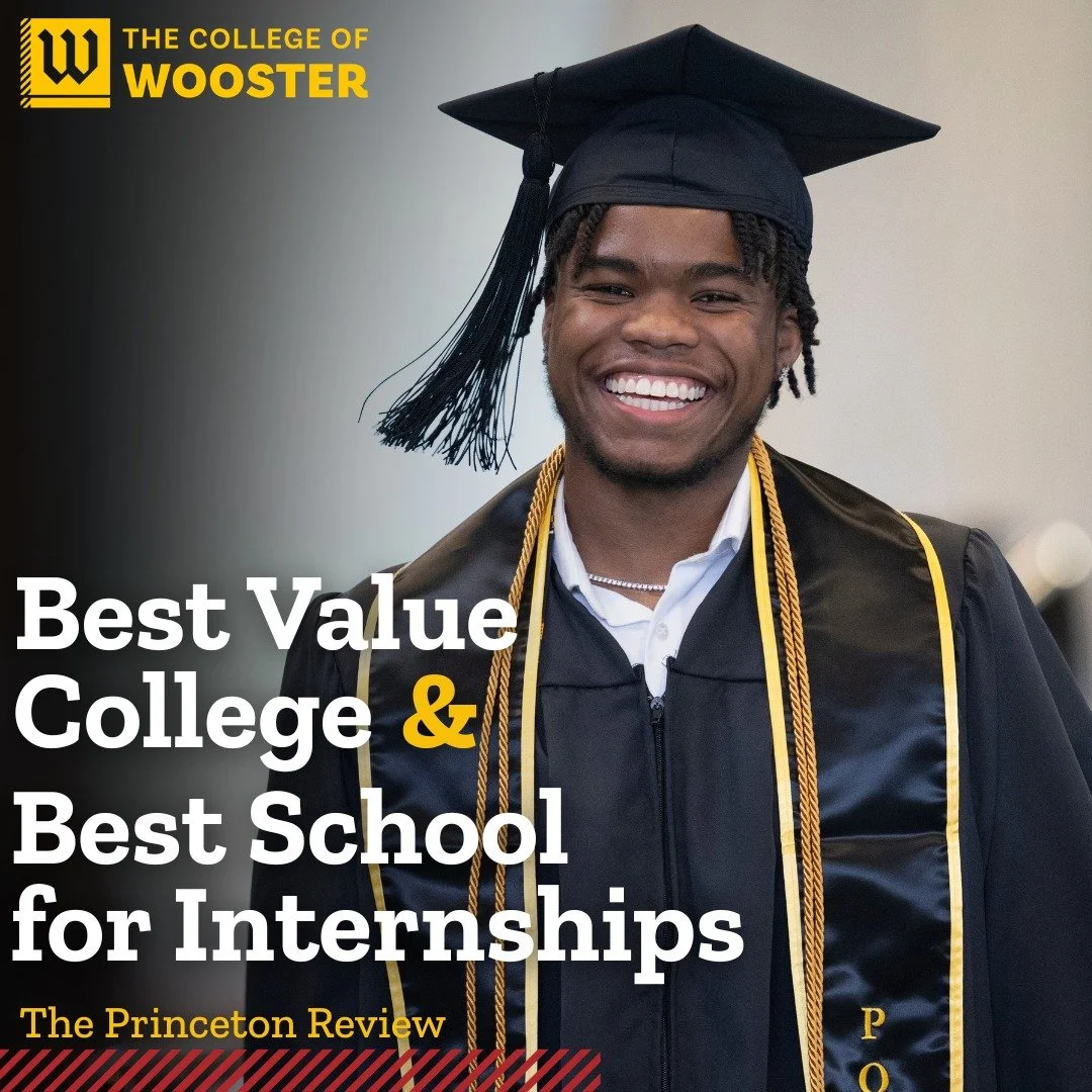 #MotW @wooinsider was once again named a Best Value College for 2026 by @theprincetonreview, and among the Top 20 Best Schools for Internships!

Read more 🔗 wooster.edu/best-value-college

#BestValueCollege #TopInternships #WoosterPride