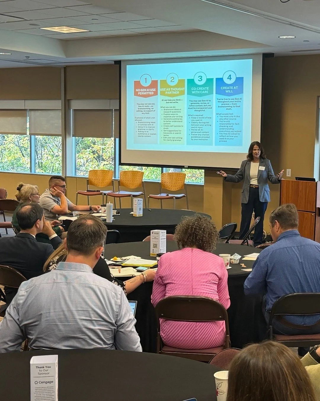 A huge thank you to our track session presenters at the inaugural AI Symposium yesterday. Each presenter generously shared the many ways their campuses are responsibly using SI to transform work and operations, benefiting themselves and students. Thr