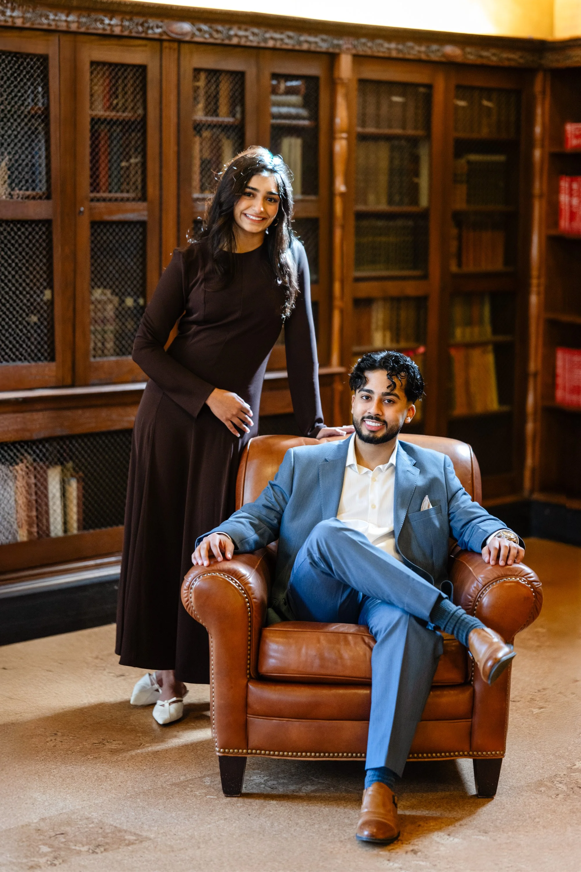 Julia Ideson Building Engagement Photos - Houston TX - David Baker Studios LLC-38.JPG