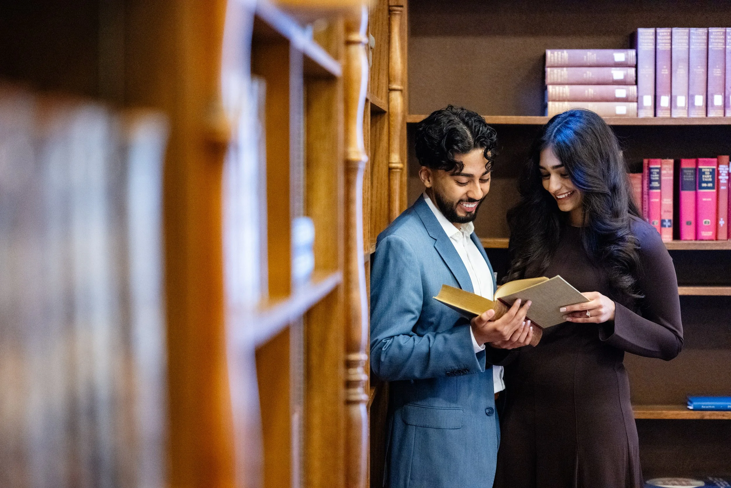 Julia Ideson Building Engagement Photos - Houston TX - David Baker Studios LLC-49.JPG